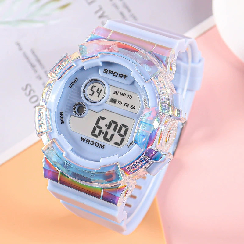 Reloj Electrónico "Cáscara Colorida"