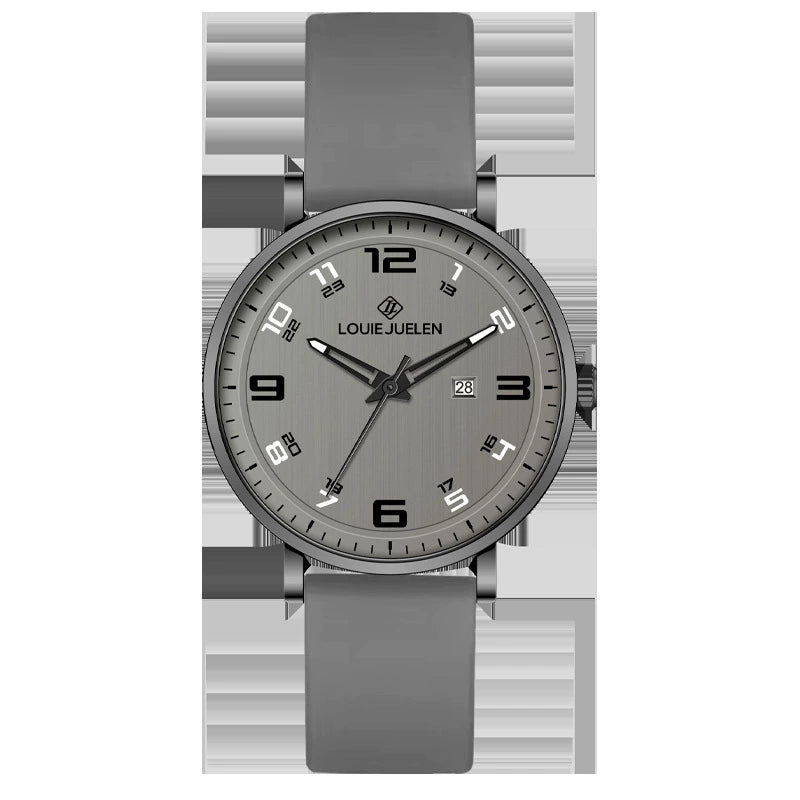 Reloj de cuarzo minimalista digital resistente al agua