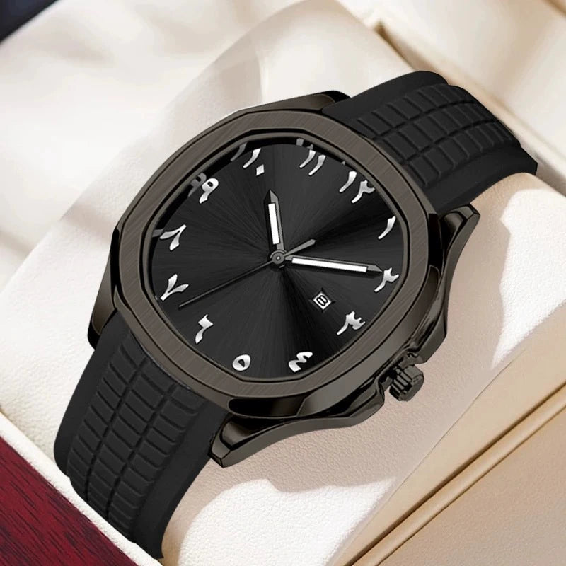 Reloj clásico más vendido con correa de silicona