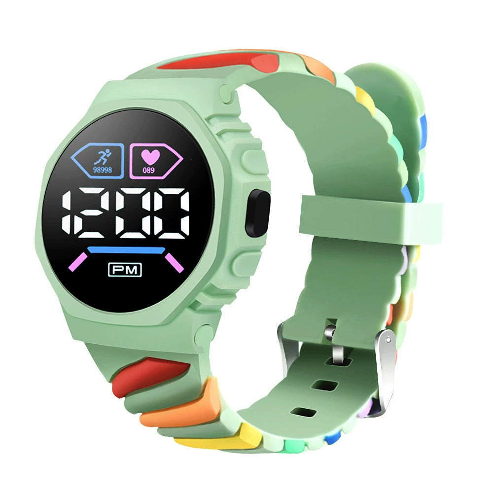 Reloj Led Digital Arco iris