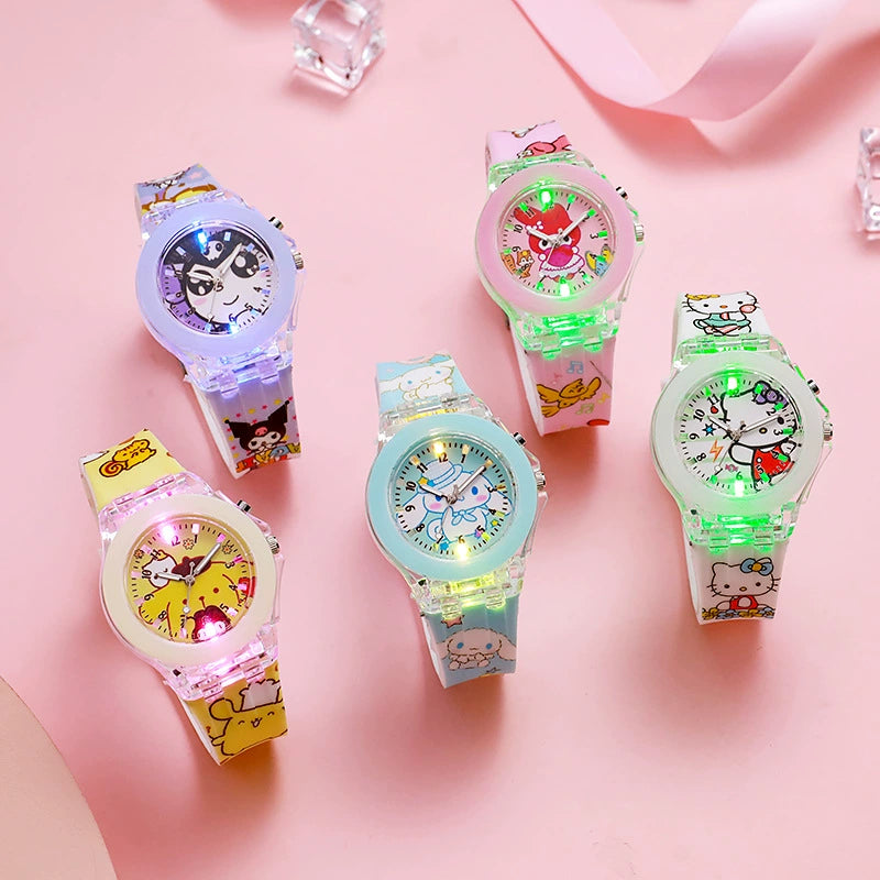 Reloj Infantil LED con Personajes (Sanrio Series)