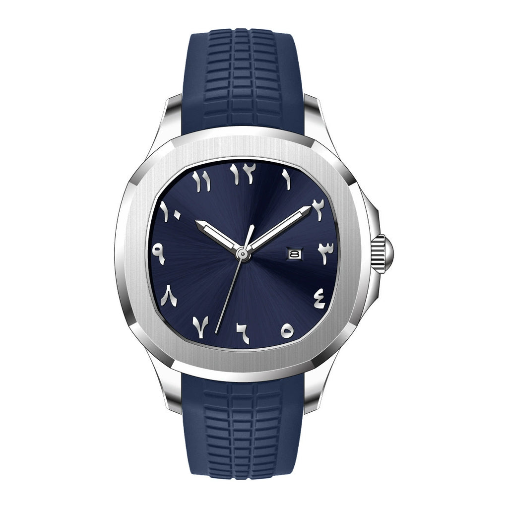 Reloj clásico más vendido con correa de silicona