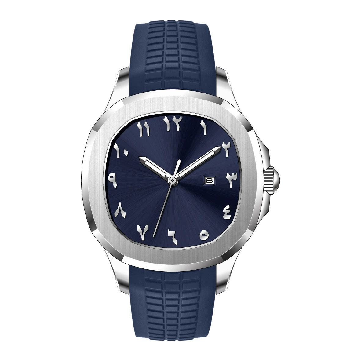 Reloj clásico más vendido con correa de silicona