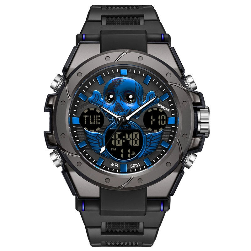 Reloj Digital 2022 con Diseño de Calavera