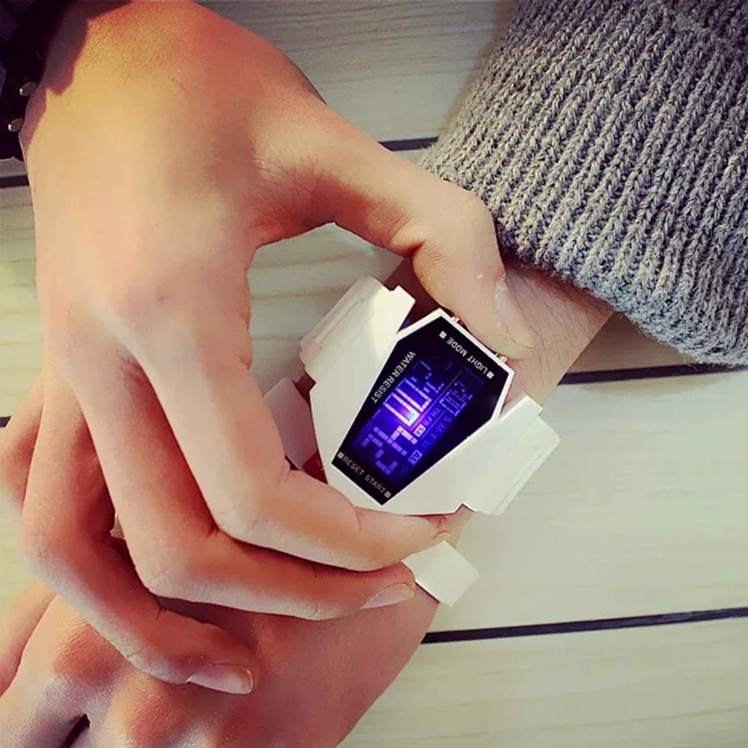 Reloj Digital "Avión"