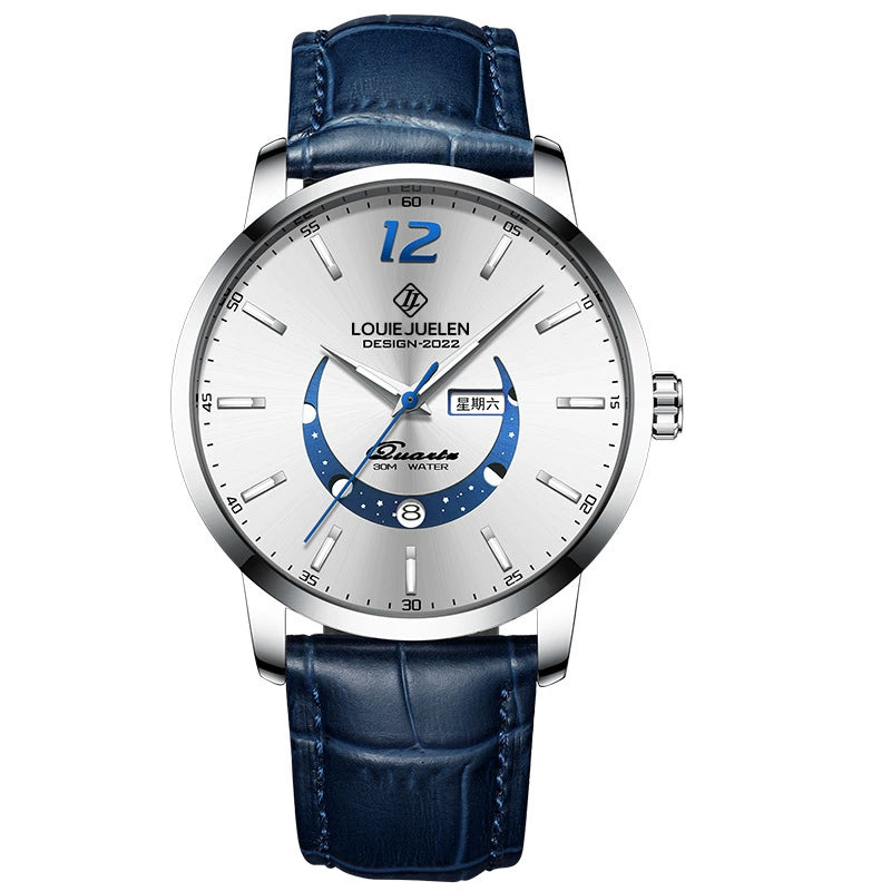 Nuevos relojes luminosos e impermeables para hombre.