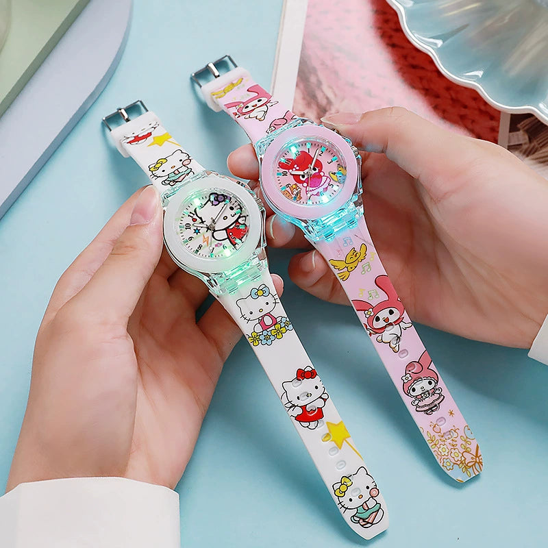 Reloj Infantil LED con Personajes (Sanrio Series)