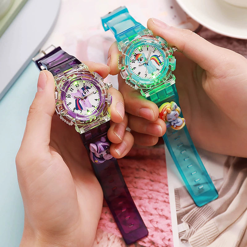 Reloj Infantil Luminoso - Edición Pony 2025
