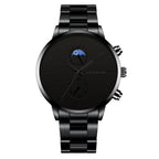 Reloj de Acero para Hombre: Estilo Business con Diseño de Doble Dial.