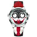 Reloj de pulsera estilo payaso para hombre