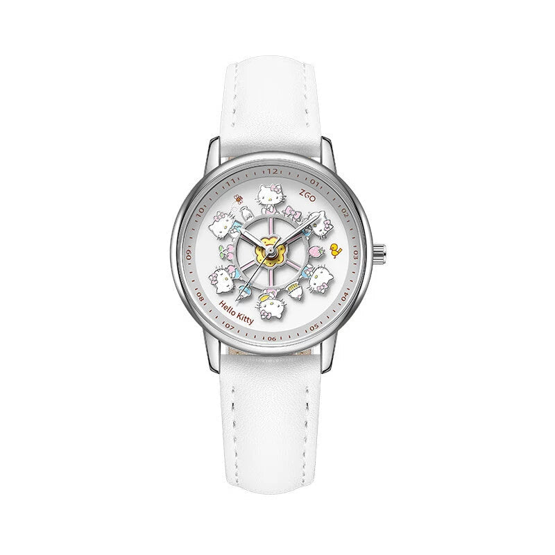 Reloj de Carrusel Sanrio: Edición Auténtica Hello Kitty