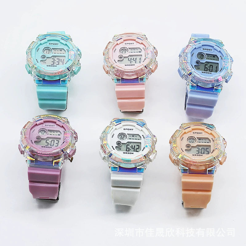 Reloj Electrónico "Cáscara Colorida"