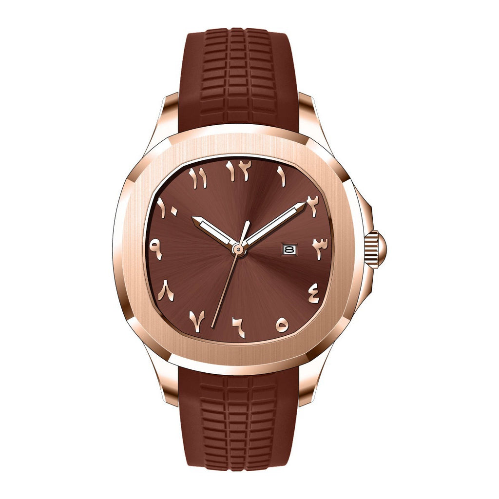 Reloj clásico más vendido con correa de silicona