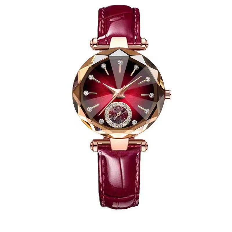 Reloj Minimalista de Lujo: Diseño Ultrafino con Correa de Acero para Mujer.