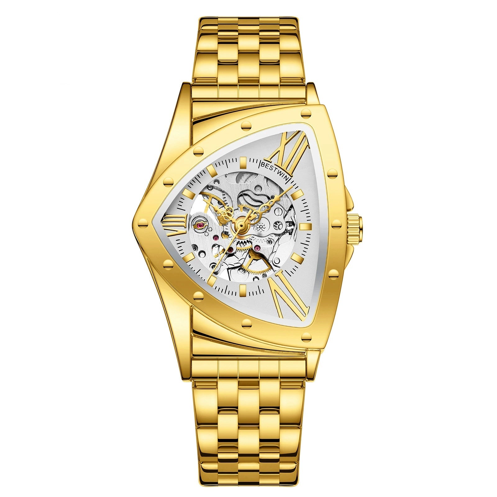 Reloj de hombre triangular
