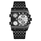 Reloj Oulm Multifuncional: Potencia y Acero