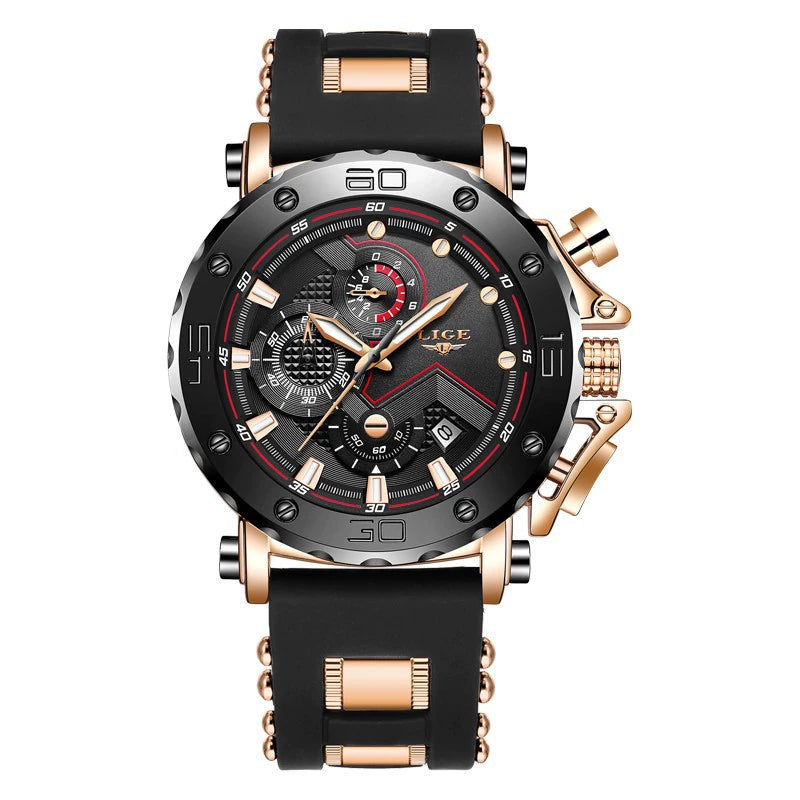 Reloj de cuarzo calendario multifunción