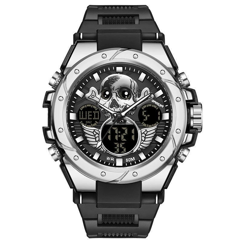 Reloj Digital 2022 con Diseño de Calavera