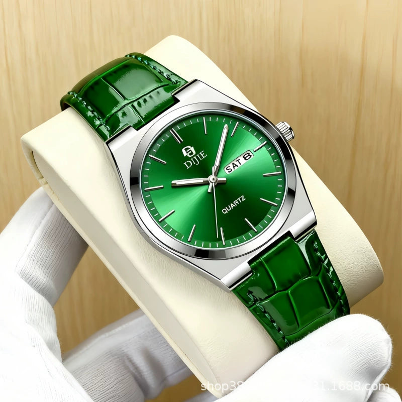 Reloj Business Elite: Doble Calendario y Elegancia
