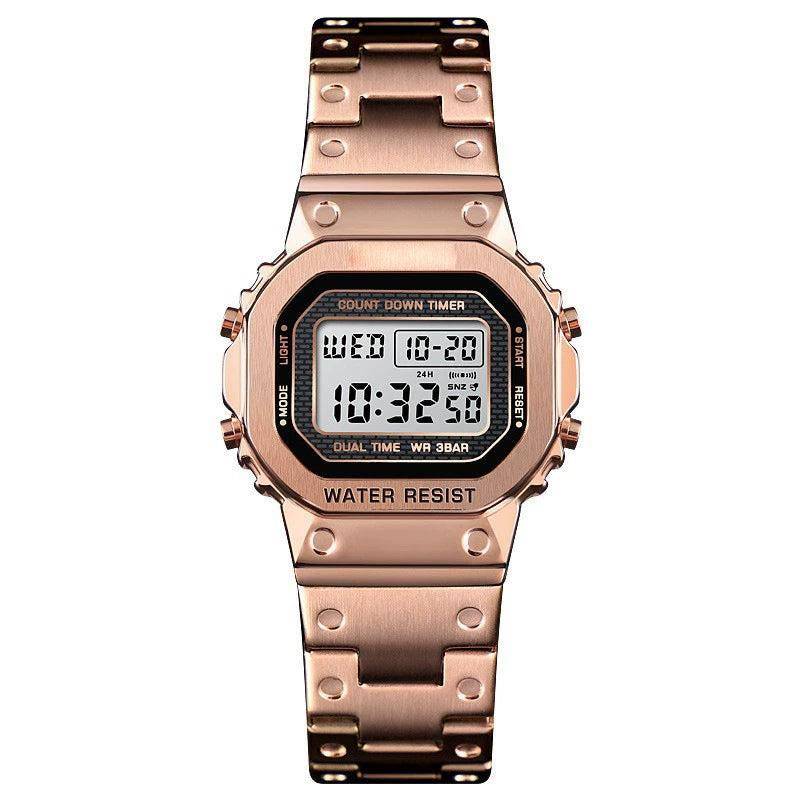Reloj electrónico con pantalla digital LED