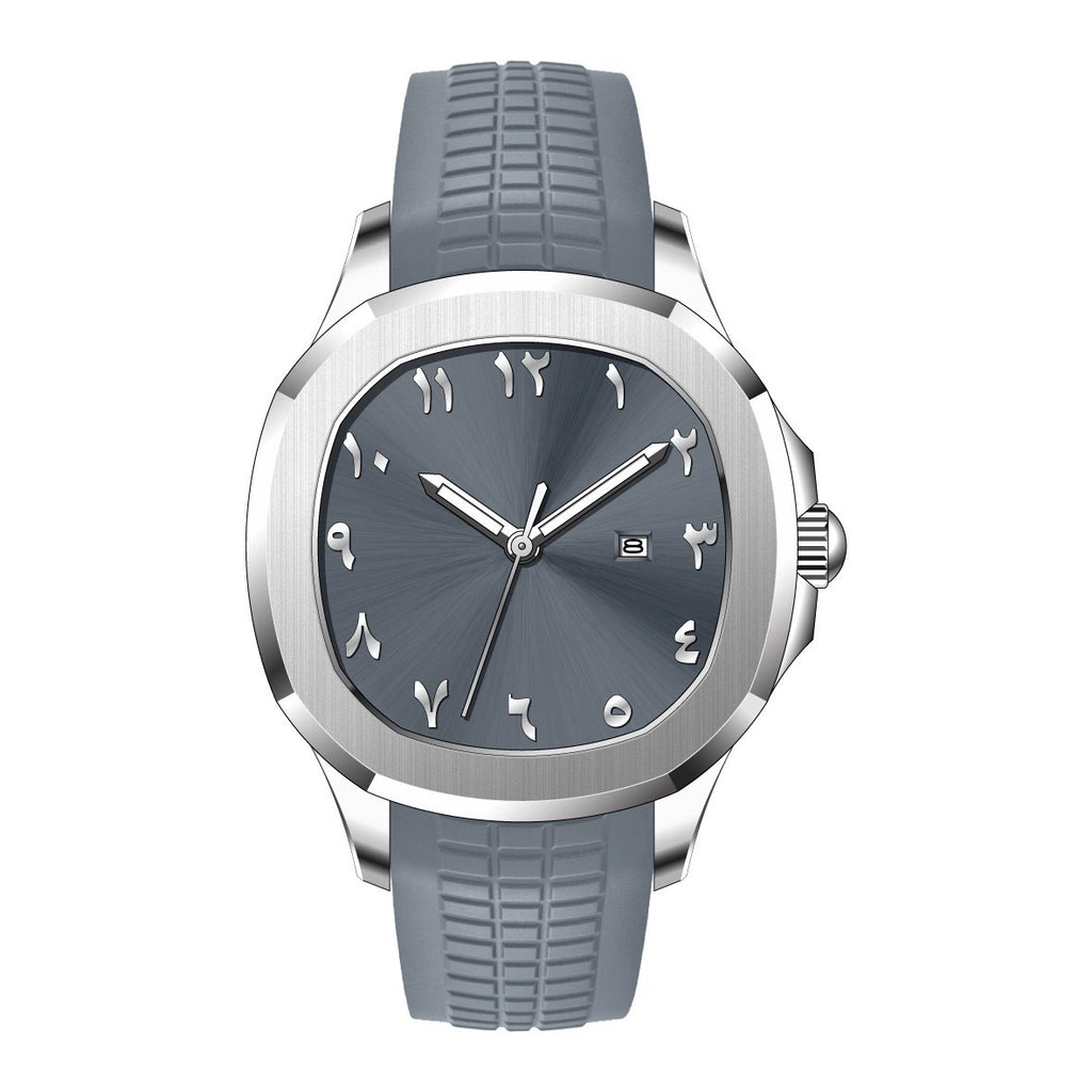 Reloj clásico más vendido con correa de silicona