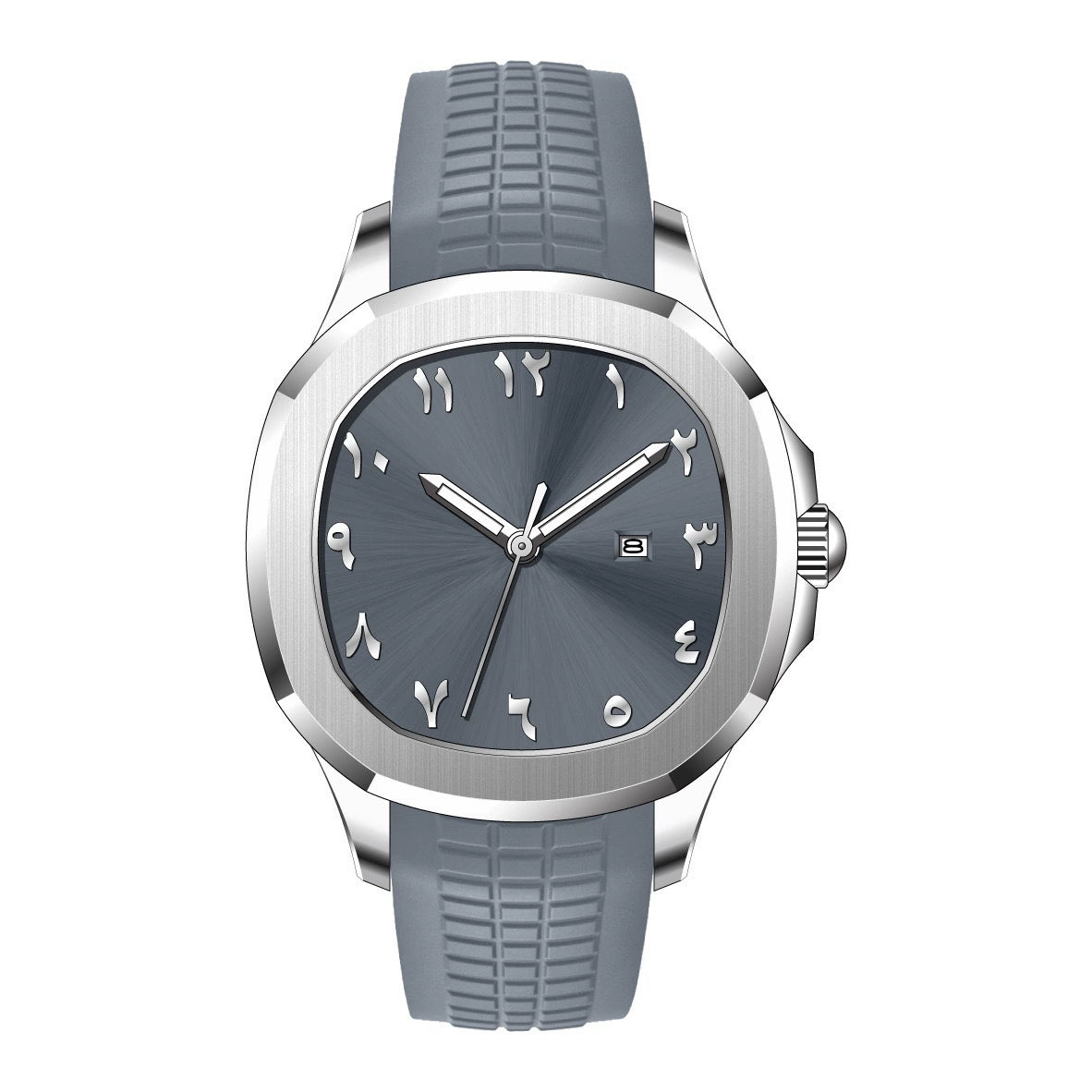 Reloj clásico más vendido con correa de silicona