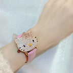 Reloj Juvenil de Piedreria Hello Kitty
