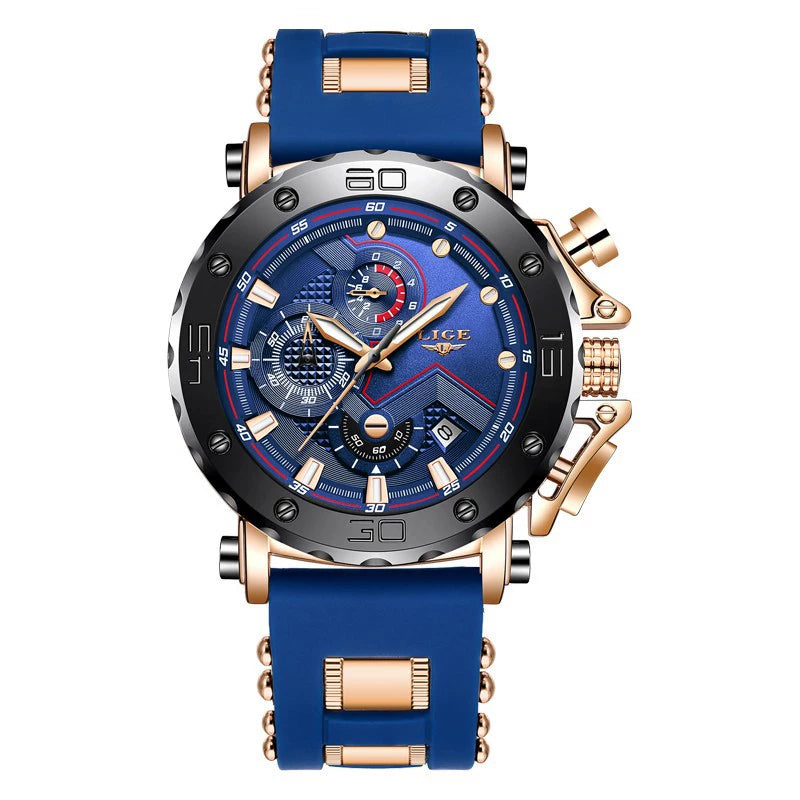 Reloj de cuarzo calendario multifunción