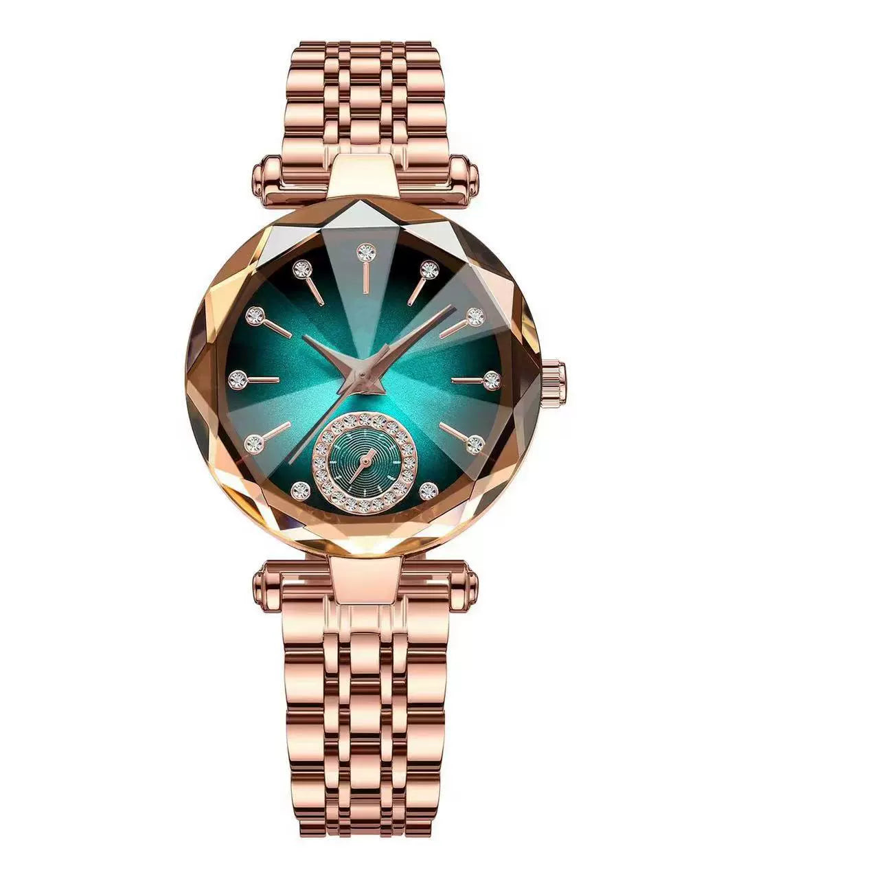 Reloj Minimalista de Lujo: Diseño Ultrafino con Correa de Acero para Mujer.