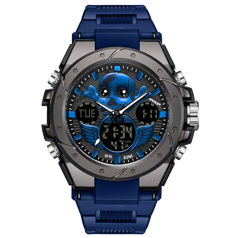 Reloj Digital 2022 con Diseño de Calavera