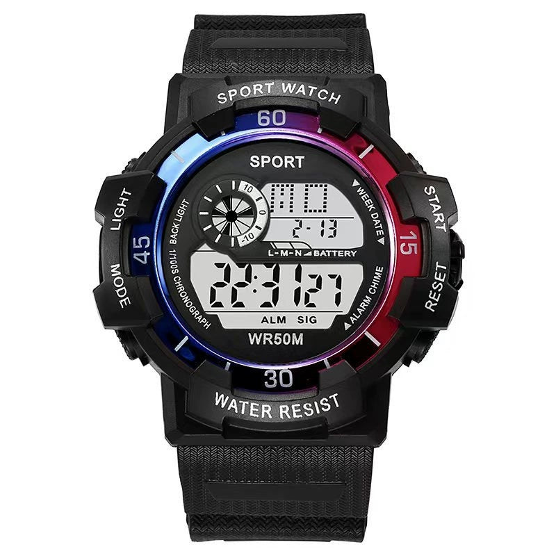 Reloj Digital Deportivo para Adolescentes: Resistente a Golpes y Agua con Pantalla LED