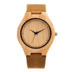 Reloj de Bambú Clásico: Esencia Natural y Diseño Sencillo