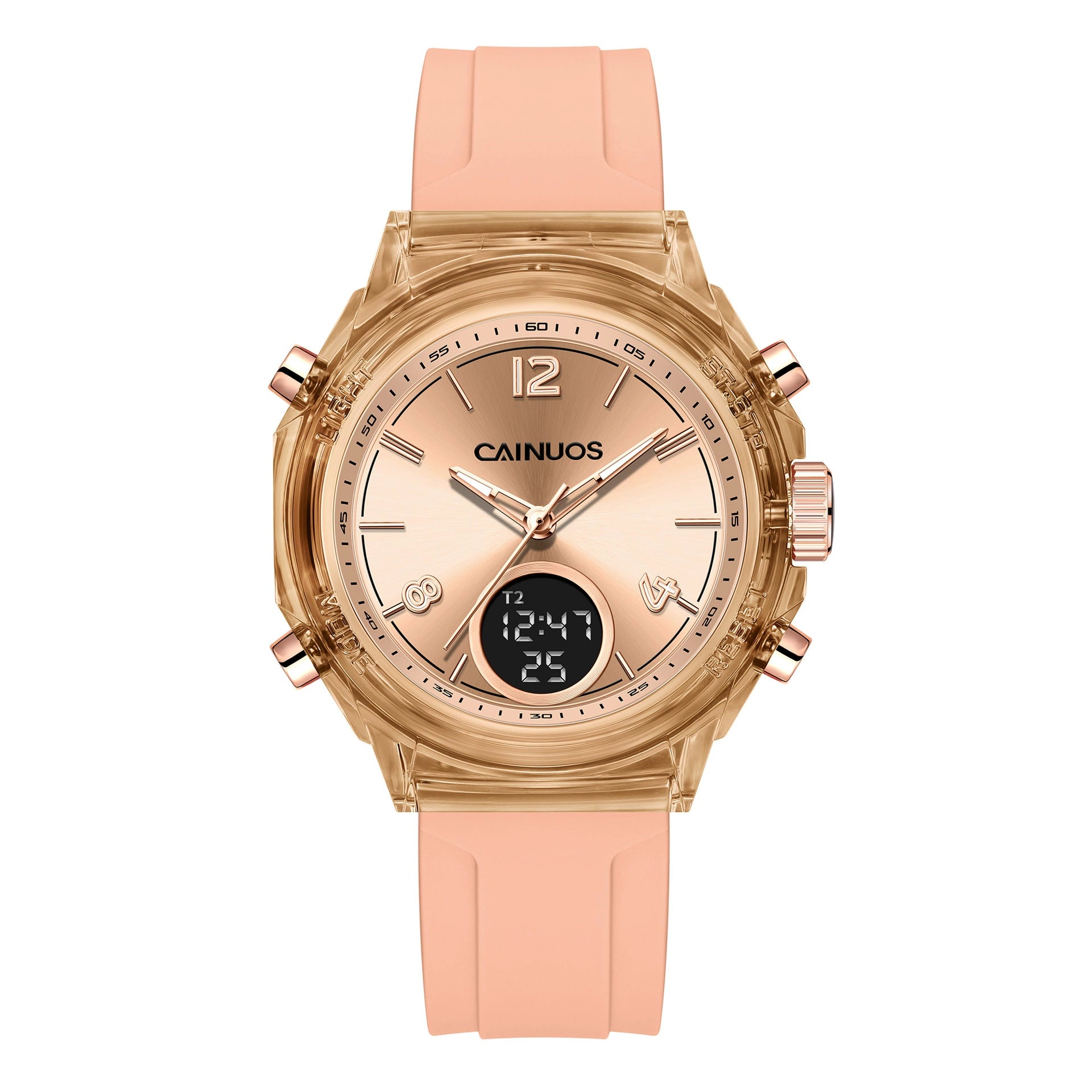 Reloj de mujer doble pantalla