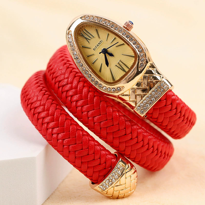 Nuevo reloj de pulsera con forma de serpiente