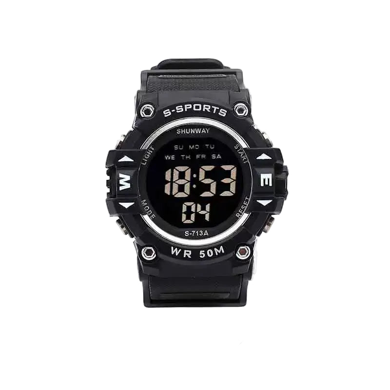 Reloj Stealth Black: Minimalismo Digital de Alta Fidelidad