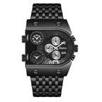 Reloj Oulm Multifuncional: Potencia y Acero