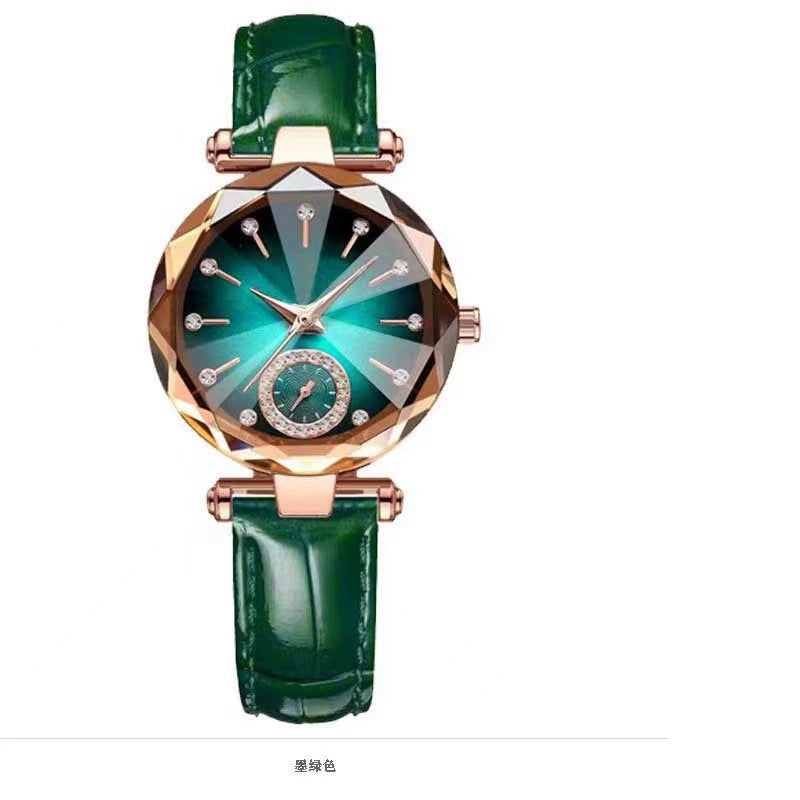 Reloj Minimalista de Lujo: Diseño Ultrafino con Correa de Acero para Mujer.