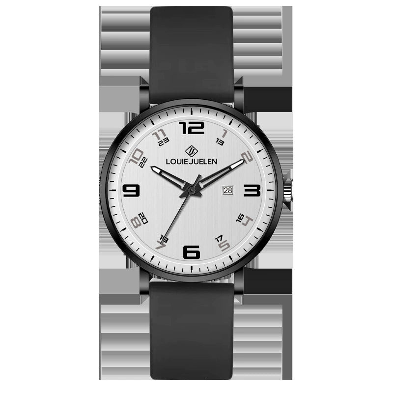 Reloj de cuarzo minimalista digital resistente al agua