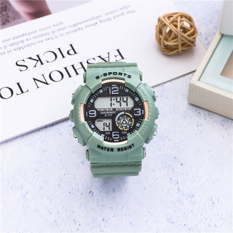 Reloj Matcha Green 50m: Rendimiento Deportivo Total