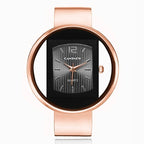 Reloj de las mujeres correa de acero pulsera estudiante de moda coreana reloj de cuarzo
