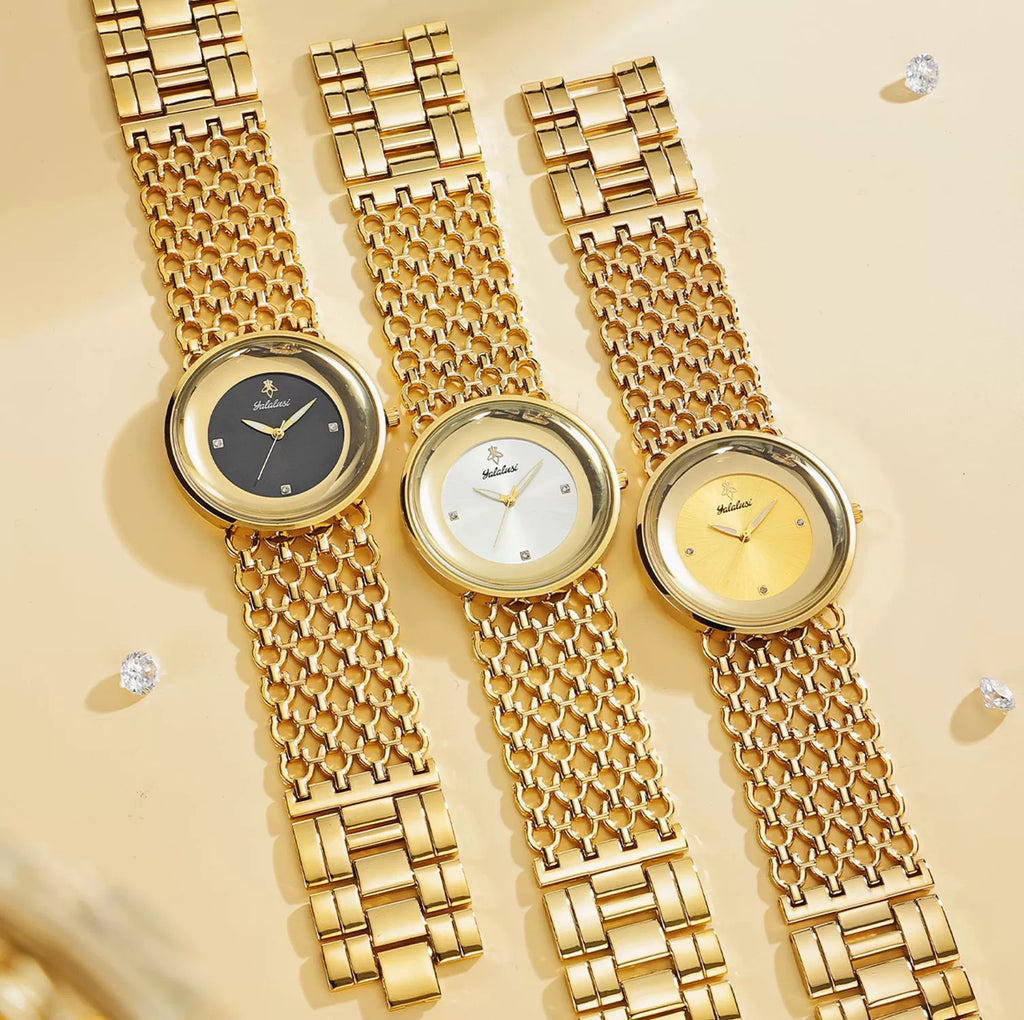 Reloj Yalalusi "Skeleton Style": Elegancia Retro con Mecanismo a la Vista para Mujer.