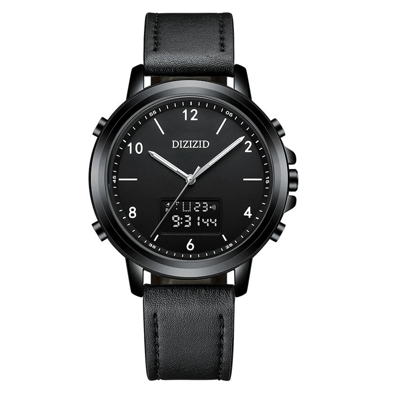 Reloj digital deportivo de negocios con doble pantalla
