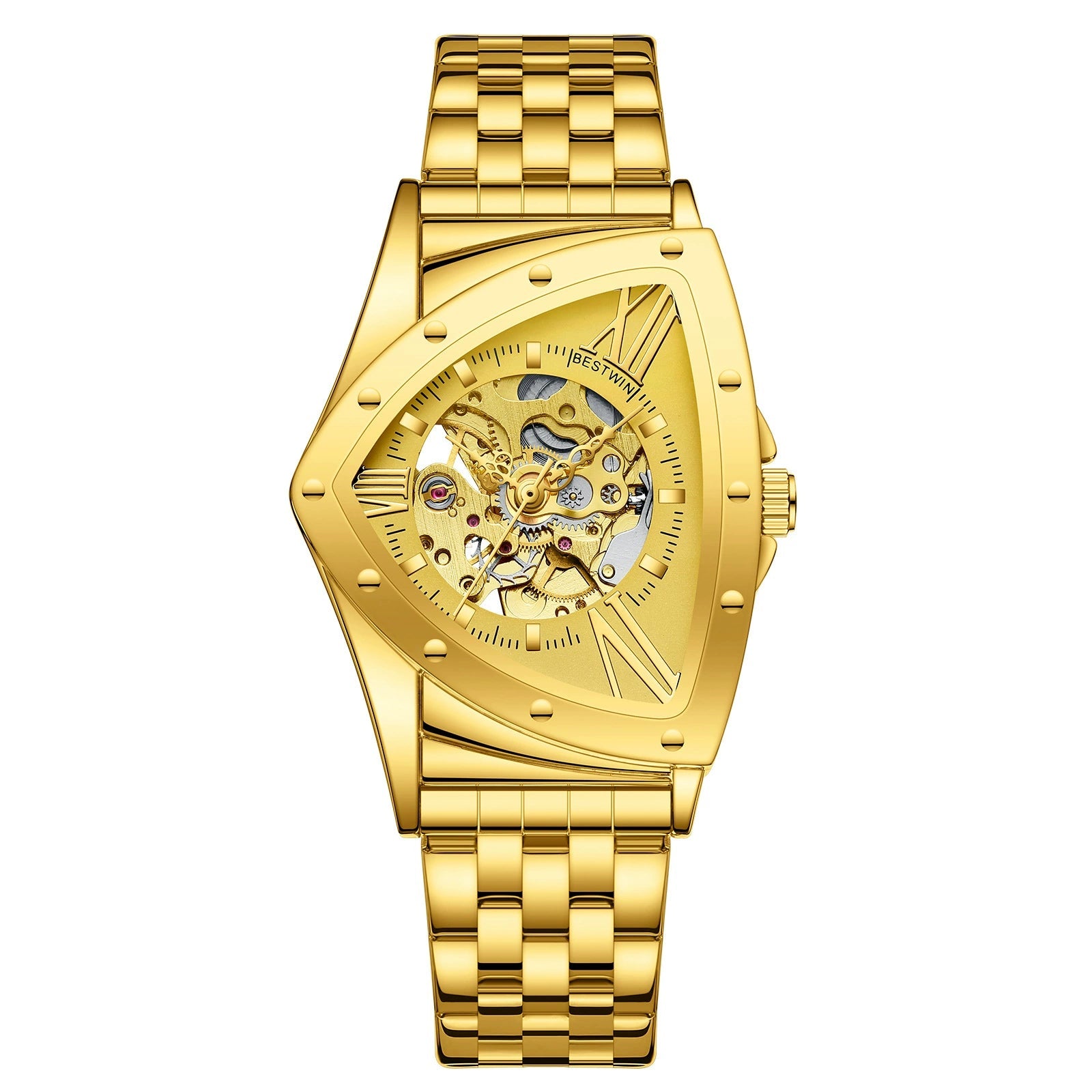 Reloj de hombre triangular