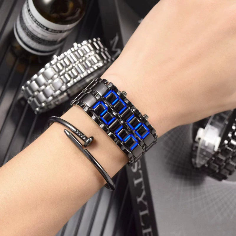 Reloj Lava LED: Estilo Coreano y Vanguardia Urbana