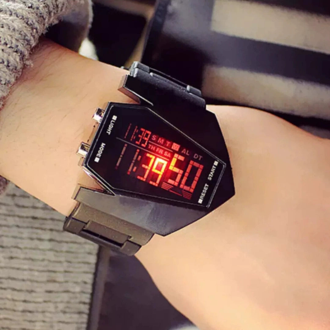 Reloj Digital "Avión"