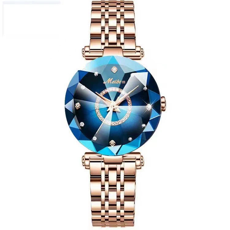 Reloj Minimalista de Lujo: Diseño Ultrafino con Correa de Acero para Mujer.