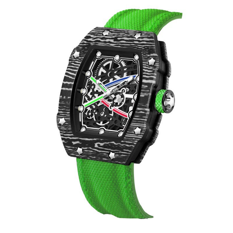 Reloj para hombre con correa de nylon ultra fino