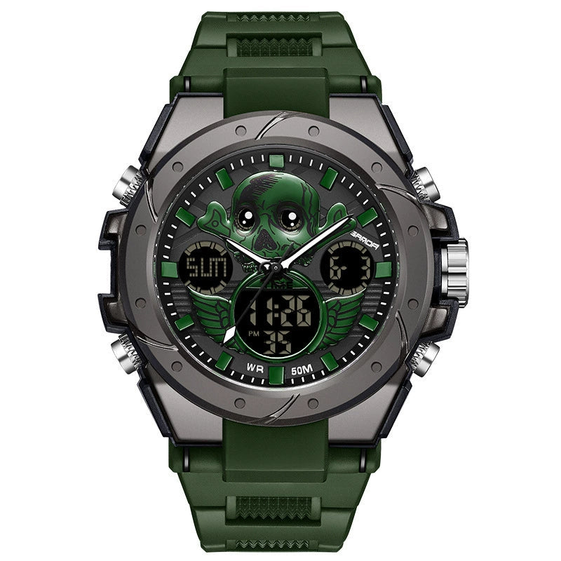 Reloj Digital 2022 con Diseño de Calavera