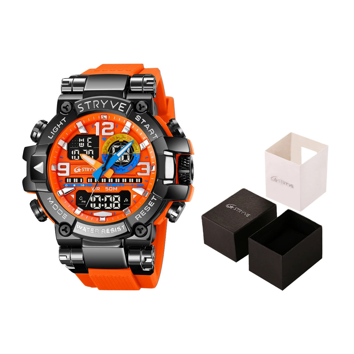 Reloj luminoso impermeable multi-funcional