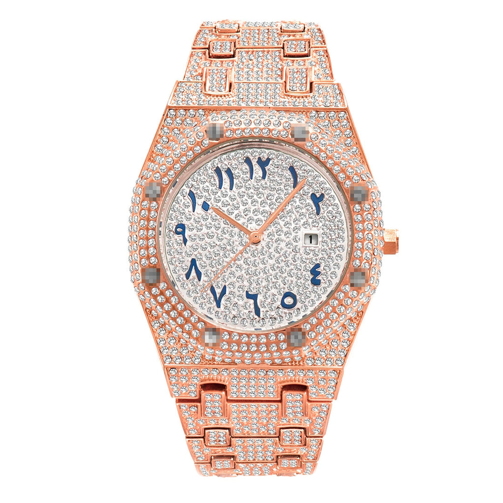 Reloj de Pulsera: Oro y Diamantes en tu Muñeca